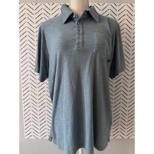 FREEFLY Men's Bamboo Short Sleeve Polo‎ Shirt Size Medium